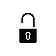 © taufiq - unlock lockpad solid icon vector design good for web or mobile app