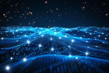 Poster - Global Digital Network Technology Connecting Cyberspace and Business Innovation