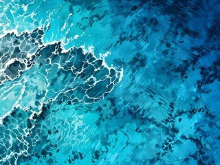 Canvas Print - Azure Ocean Waves