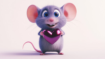 Poster - Cute Mouse Love.