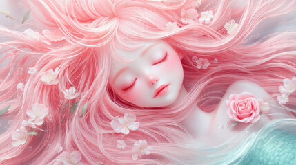 Wall Mural - Pink Dream.