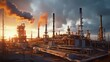 © PikePicture - smokestacks chemical plant construction