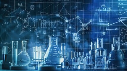 Poster - blueprint of a scientific experiment with multiple trials, showing how repetition and replication ar
