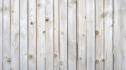 Poster - Light wooden plank wall texture with vertical alignment, suitable for backgrounds, design projects, and decorative purposes. Natural wood pattern.