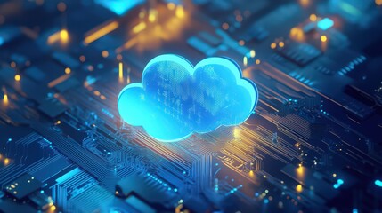 Poster - The combination of digital technology and cloud computing transforms data processing,