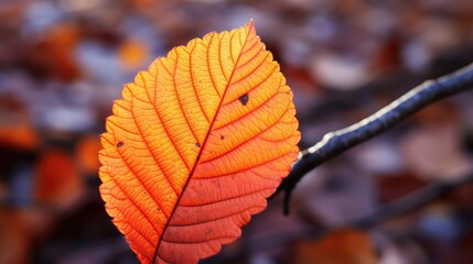 Poster - foliage beech leaf