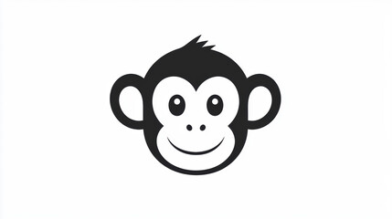 Poster - Monkey Face Icon.