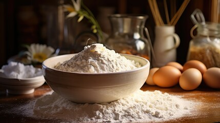 flour kitchen baking