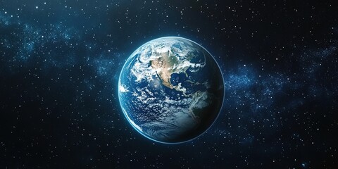 earth in space