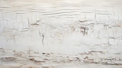 Canvas Print - shabby white distressed wood