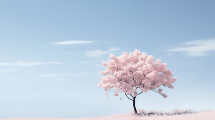 Wall Mural - cherry spring minimal