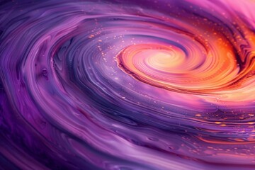 Wall Mural - purple_pink_scene_pastel_pink_gold_curve_effect
