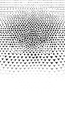 Wall Mural - Abstract Black and White Dotted Pattern