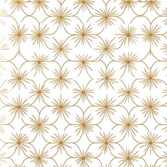 Canvas Print - Abstract Gold Starburst Pattern