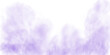 © Orange Sky - Fantastic purple smoke. Magic smoke. Smog cloud on podium or stage. Fog vapor over ground or water surface, magic haze. PNG.