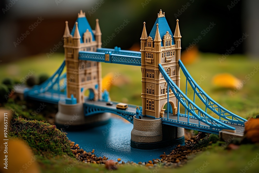 Miniature Park recreating famous bridges like