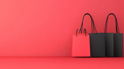 Sticker - black friday shopping concept minimal black friday massive sale, large discount tags, clean layout, 