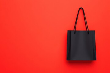 Sticker - black friday shopping concept minimal black friday shopping spree, bold discount tags, clean design,