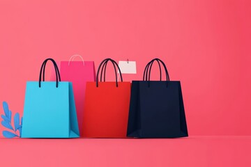 Sticker - black friday shopping concept minimal black friday seasonal shopping, bold discount tags, clean desi