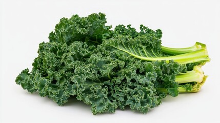 Sticker - A fresh bunch of kale with curly leaves, ideal for salads and healthy dishes.