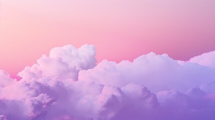 Wall Mural - Pink and Purple Cloudscape