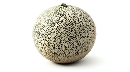 Poster - melon isolated on white background Clipping Path : Generative AI