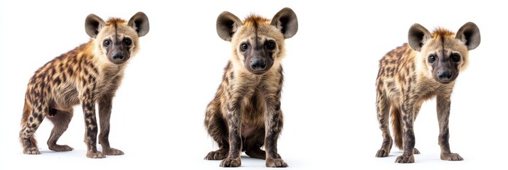 hyena isolated on white background