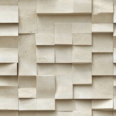 Leinwandbilder - close-up view of a white marble square wall