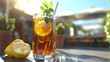 © LemonellArt - Refreshing Iced Tea with Lemon and Mint