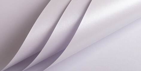 Poster - Pink and white texture with glow effect and elegant structure Wavy reflection, bent fold, and Christmas gradient layout Modern design with glossy curve and cotton fabric