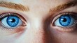 © Oulailux - Close-up of blue eyes, sharp details,