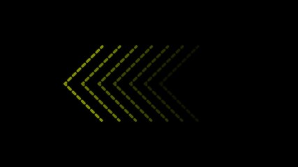 Poster - Arrow loop direction shown with animated movement. Arrow loading bar background animation, direction arrows animation.