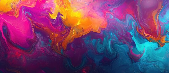 Wall Mural - Abstract backdrop with vibrant colors and unique textures Ideal for use in creative projects and design applications