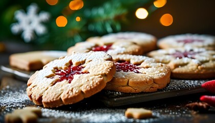 Sticker - Warm and Cozy Homemade Cookies for a Sweet Winter Holiday Celebration