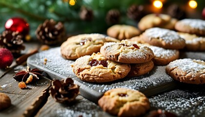 Sticker - Warm and Cozy Homemade Cookies for a Sweet Winter Holiday Celebration