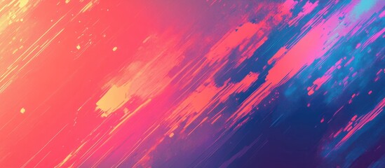 Abstract Background With Digital Glitch Effect And Gradient Blur