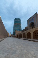 Wall Mural - Kaltaminor is a memorial minaret  in Khiva, Uzbekista