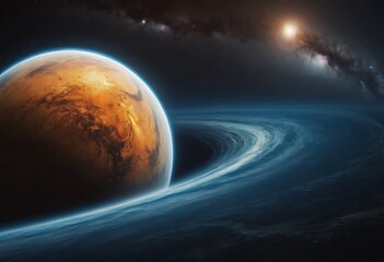 Wall Mural - the remnants of a supernova, with debris clouds and intense streams of particles racing away from th
