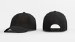 © Tnzal - Black Baseball Cap Mockup. AI generated illustration
