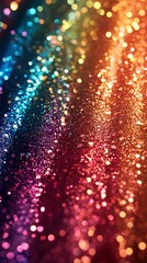 Poster - Vibrant purple glitter with glowing texture and shimmering sparkles wallpaper