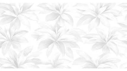 Poster -   A clean and minimalist wallpaper featuring a white backdrop with elegant white flowers arranged in the center, providing ample space for text placement to the left side