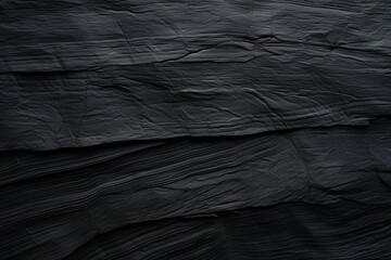 Wall Mural - Depth in Darkness: abstract canvas featuring the nuanced texture of carbon fiber. This composition captures a sense of mystery and intrigue