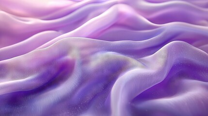 Canvas Print -   A close-up of a soft purple fabric with a blurry pattern in its center appears very soft and blurry