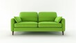 © darshika - Green sofa on white background insulated 3d