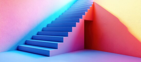 Poster - Abstract Stairway of Progress