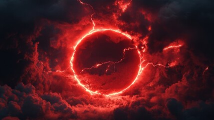 Poster - Fiery Ring in the Sky