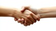 © Mundhir - the Close-up of a firm handshake between two professional colleagues.