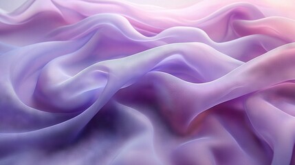 Poster -   A close-up picture of purple and white fabric featuring a soft, wavy texture at the base