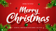 © Mulart Gallery - Editable text effect merry christmas theme, holiday text style effect