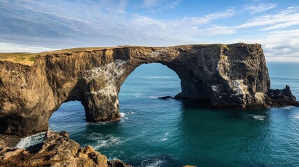 Wall Mural - The Natural Archway of Iceland's Coast